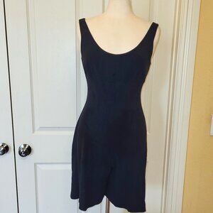 Armani Collezioni Black Scoop Neck Romper / Divided Dress - 44/10